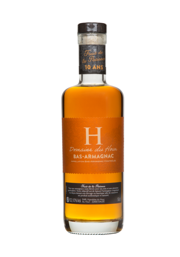 Armagnac 10 ans, 52.9°vol - 50 cl